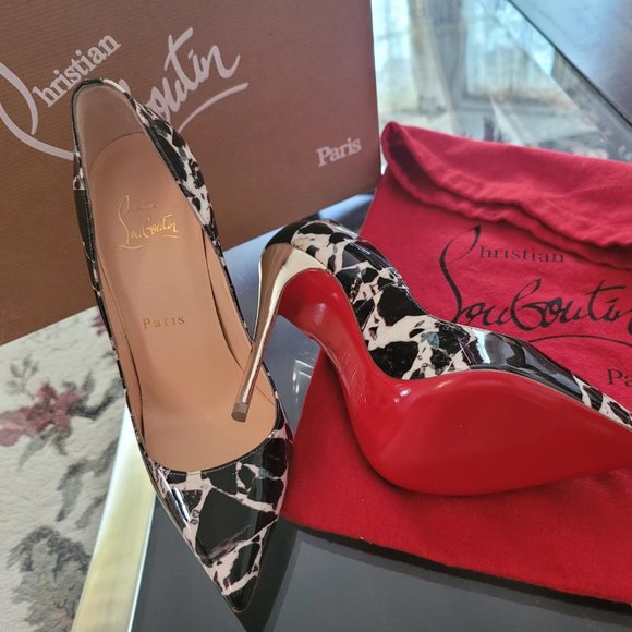 Authentic Christian Louboutin Marble Pumps - Picture 1 of 4